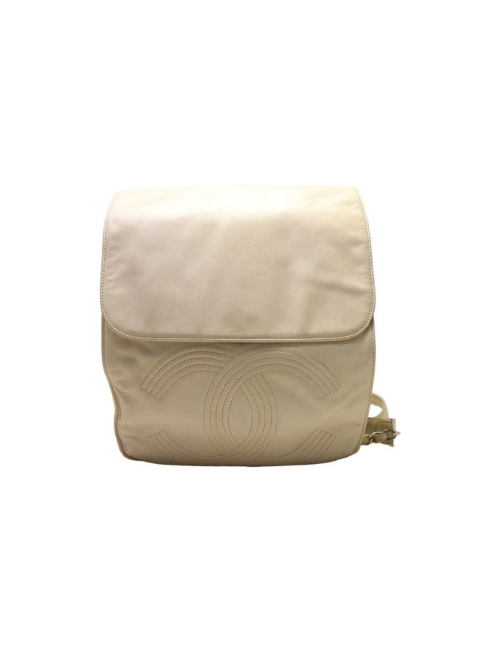 Chanel CC Logo Lambskin Backpack